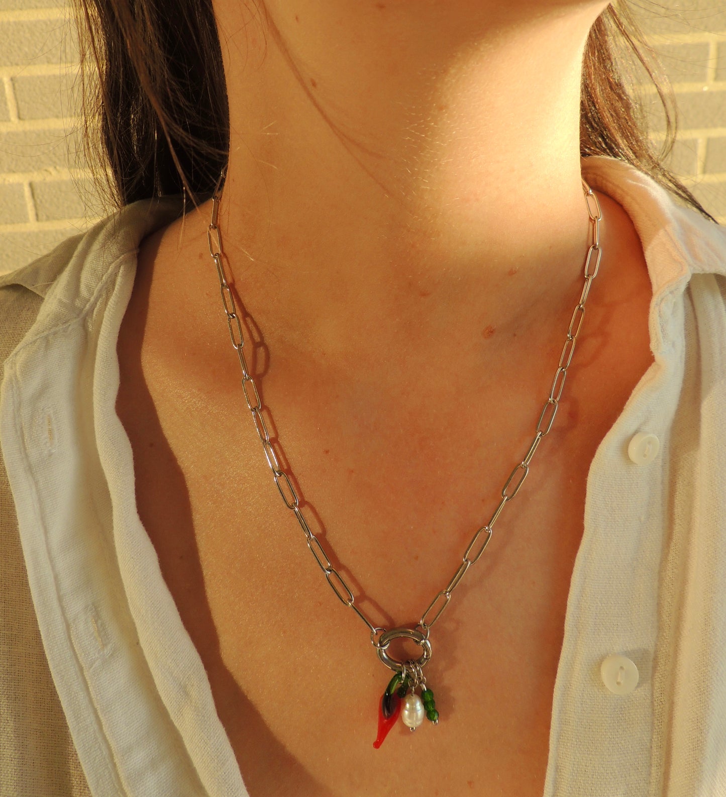 Charlotte | Collier avec breloques