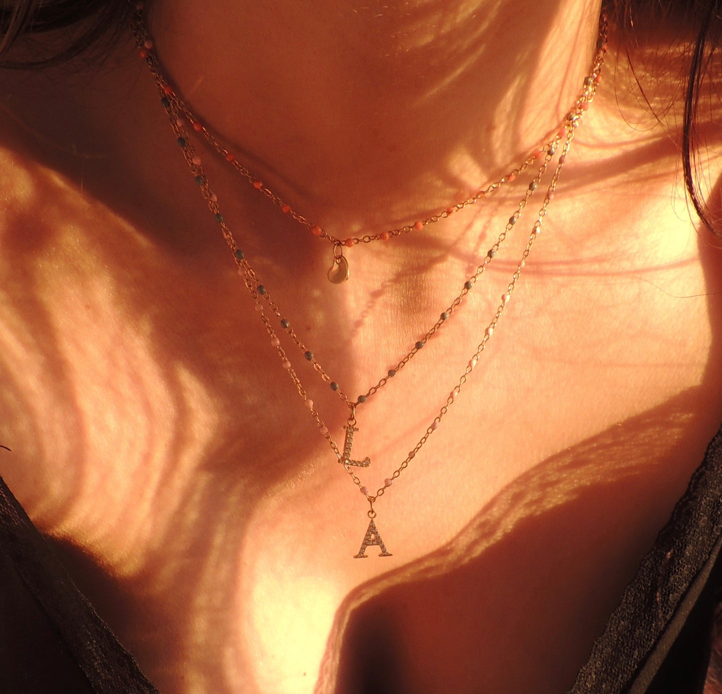 Amour | Collier initiale
