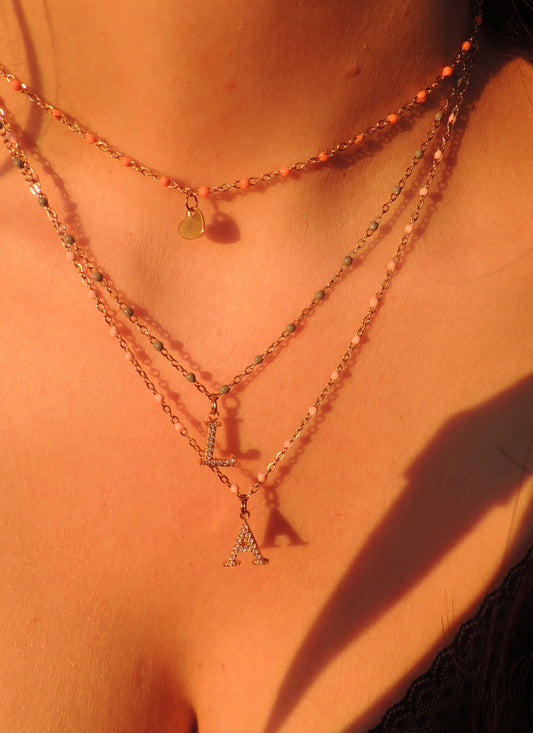 Amour | Collier initiale