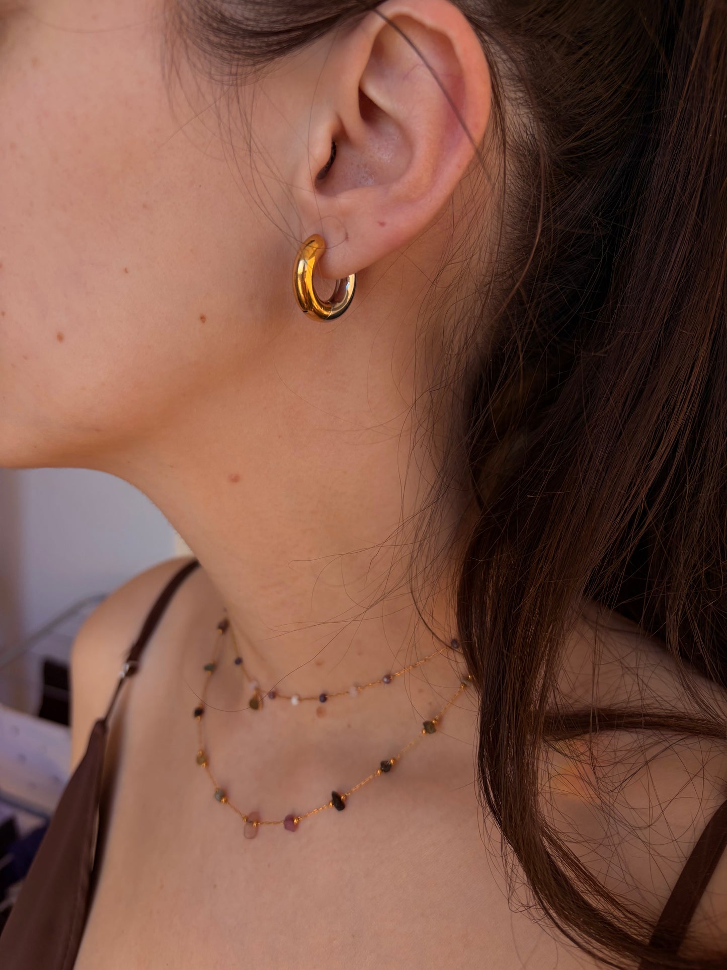 Astrid | Créoles bicolores