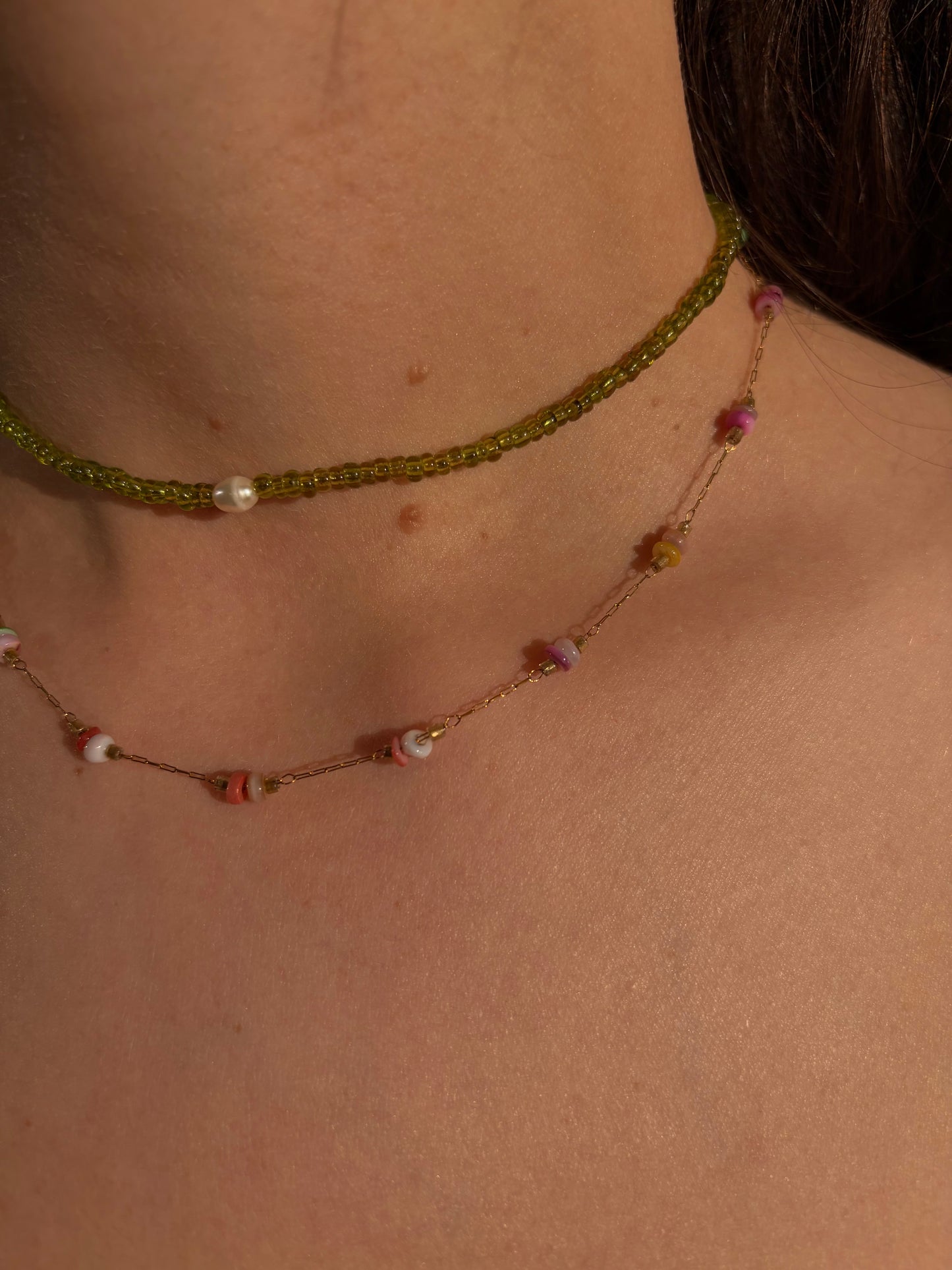 Auguste | Collier pierres naturelles colorées