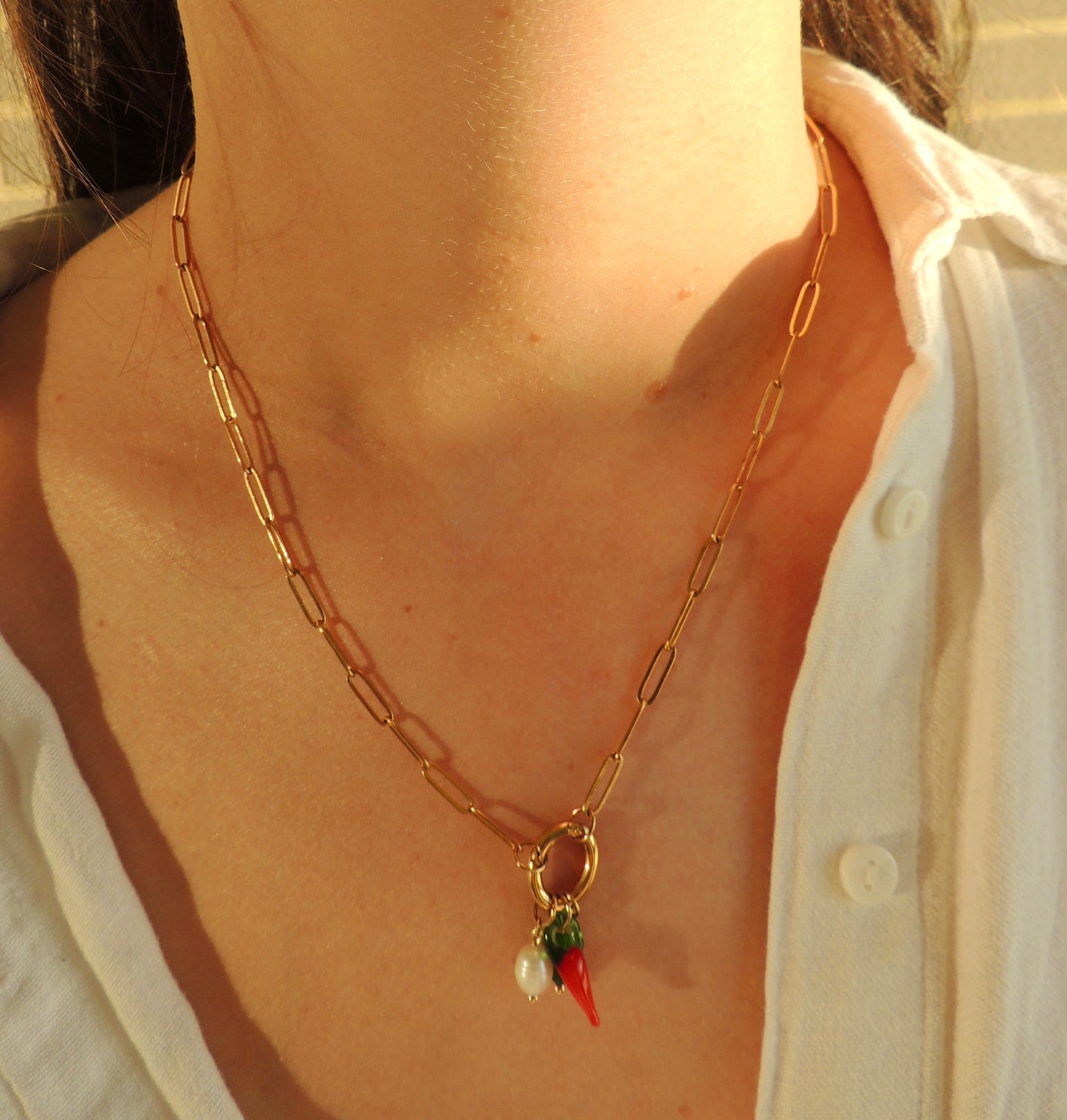 Charlotte | Collier avec breloques