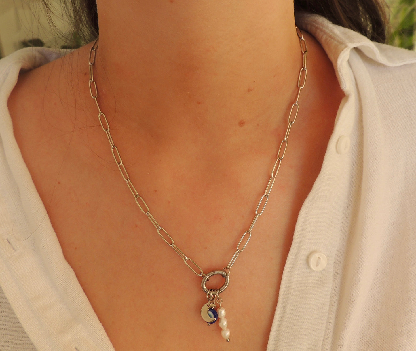 Albane | Collier avec breloques