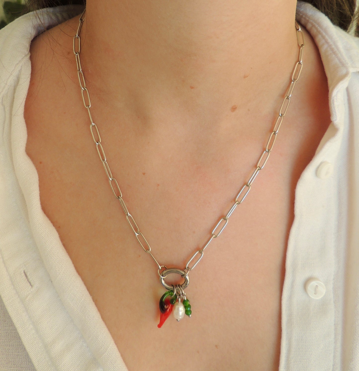 Charlotte | Collier avec breloques