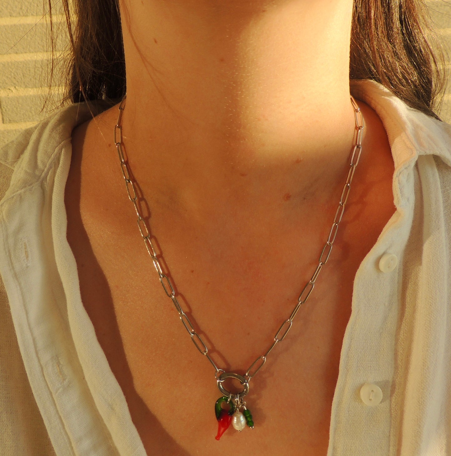 Charlotte | Collier avec breloques