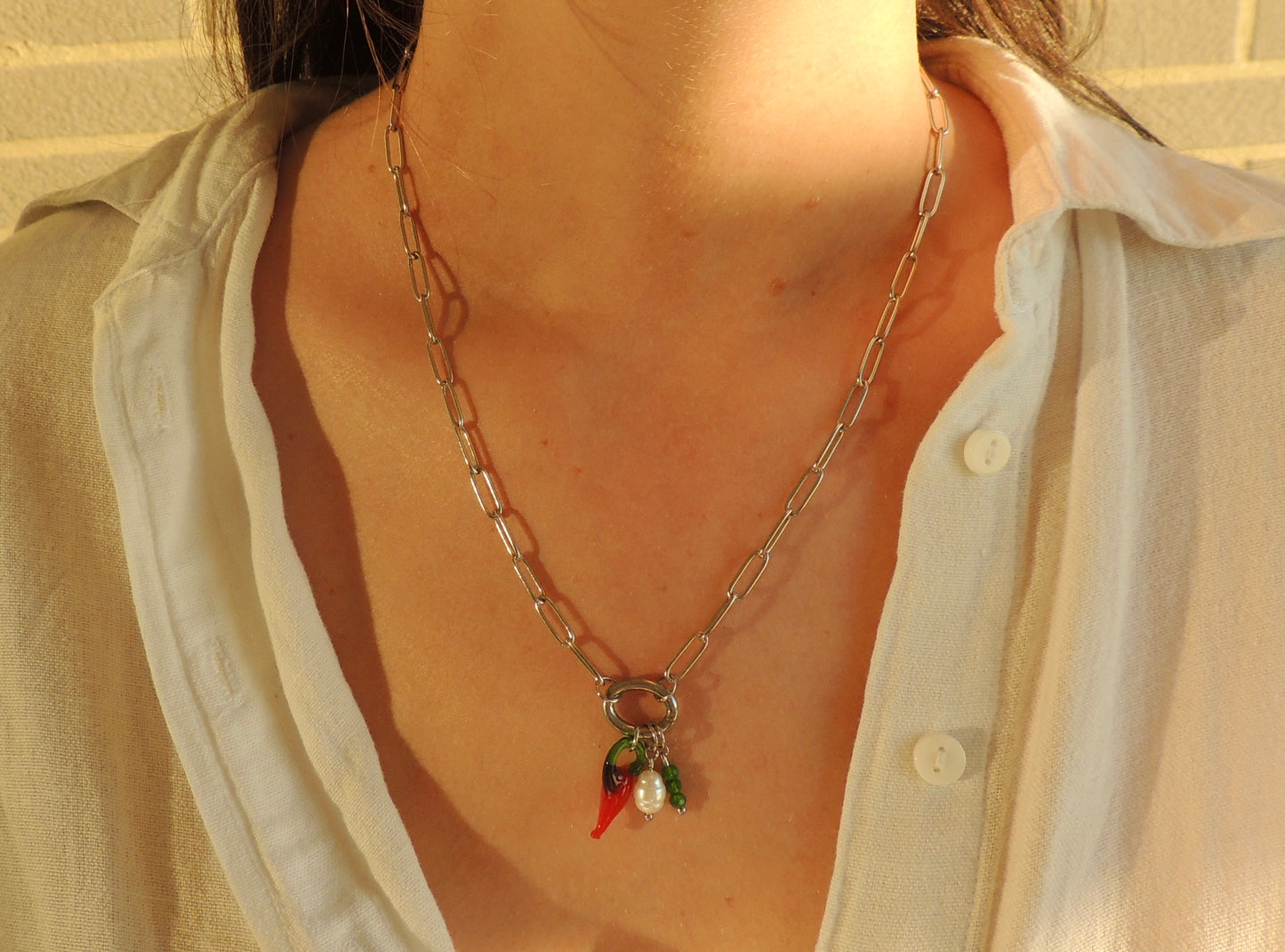 Charlotte | Collier avec breloques