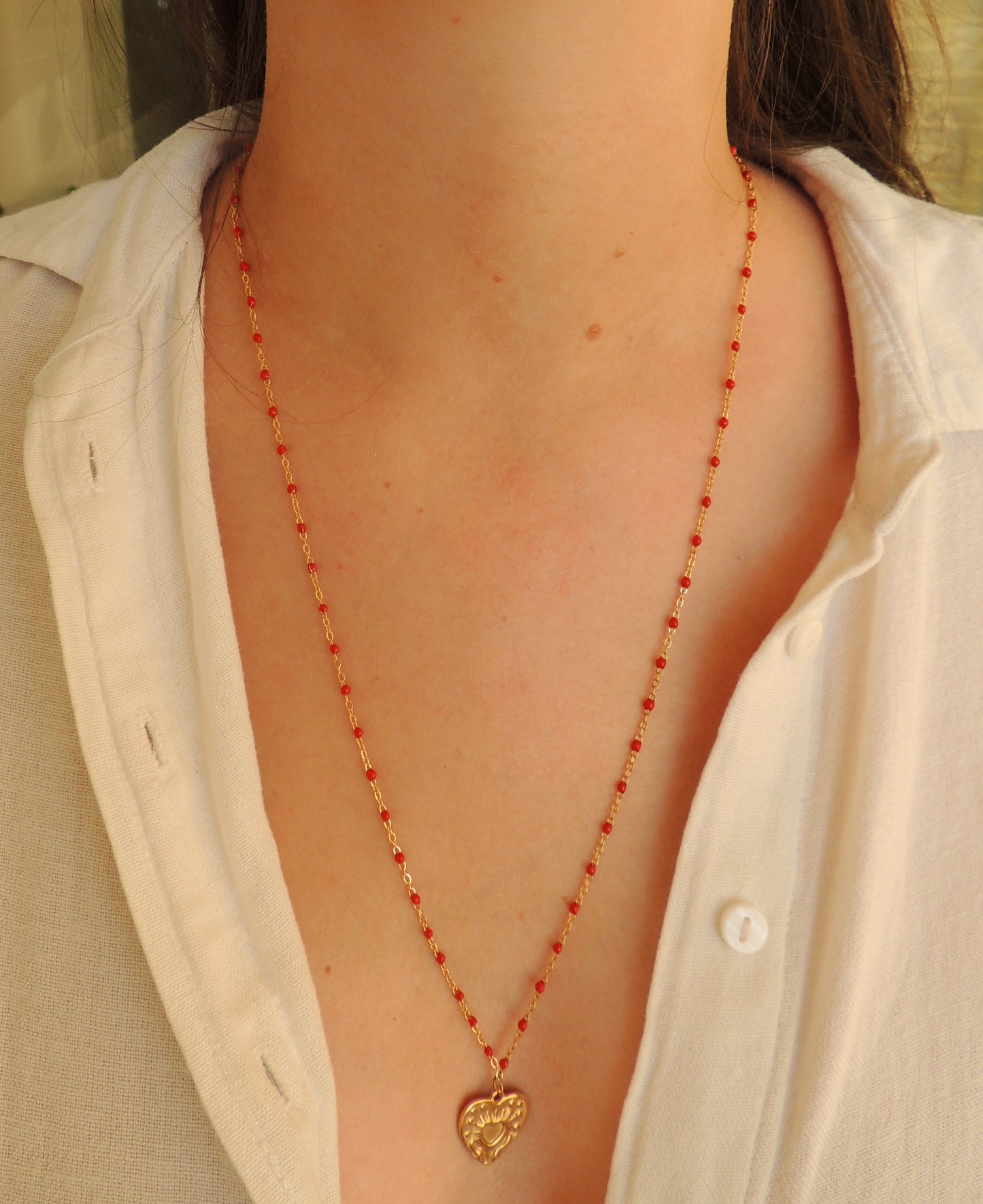 Margaret | Sautoir doré personnalisable