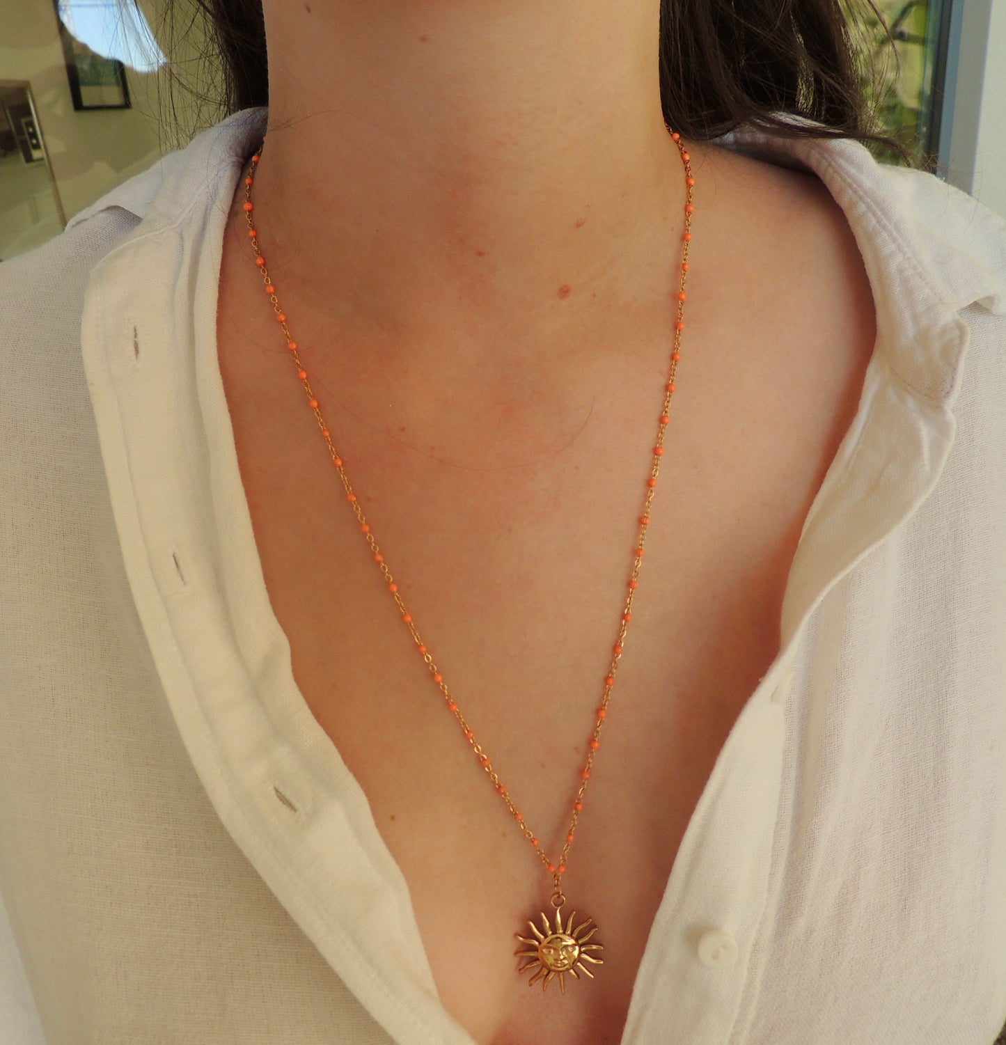 Margaret | Sautoir doré personnalisable