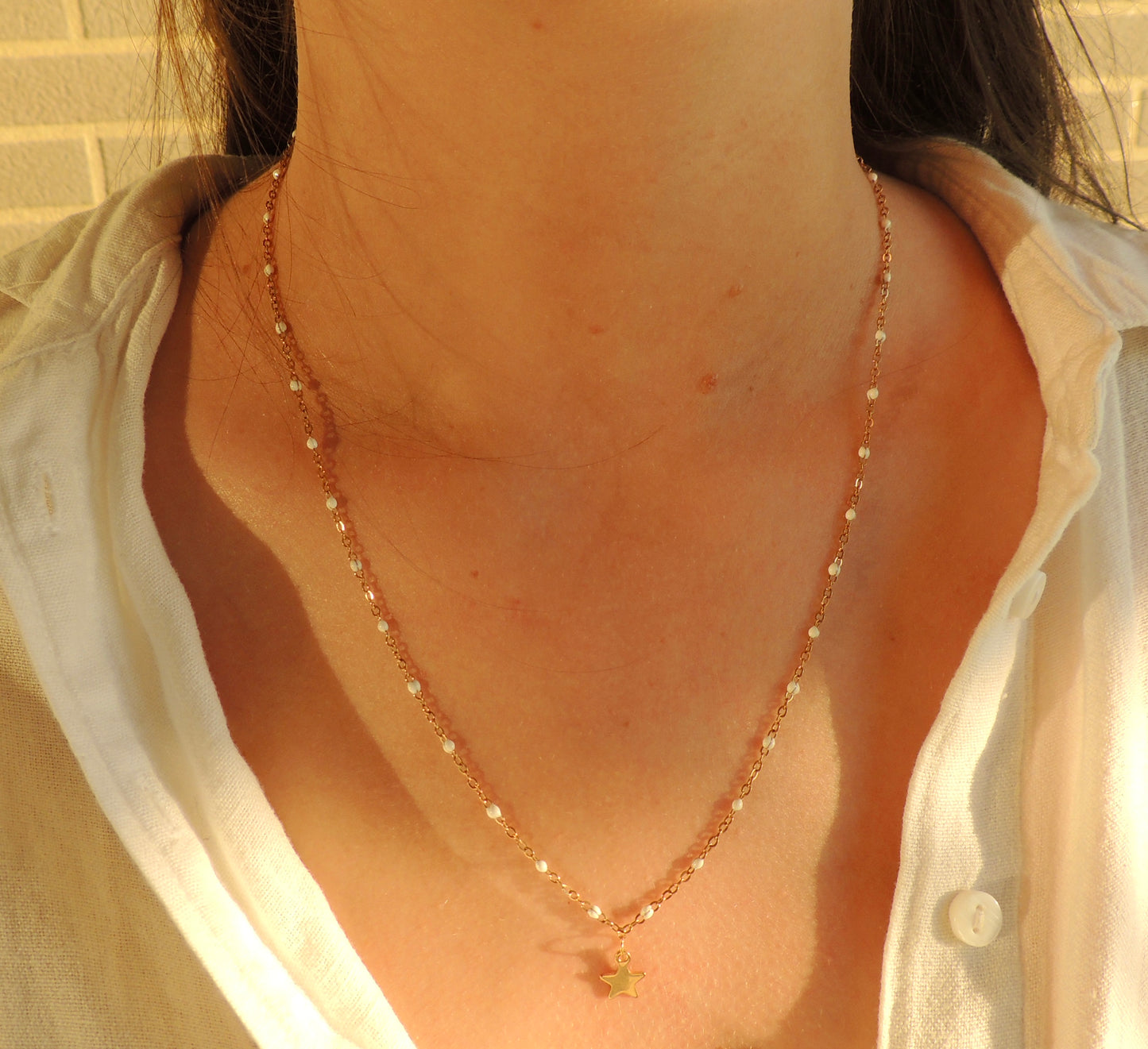 Margaret | Sautoir doré personnalisable