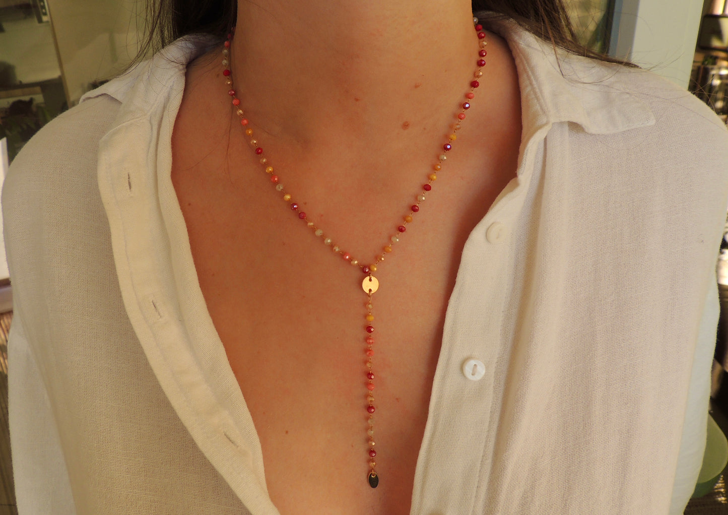 Emilie | Collier chapelet