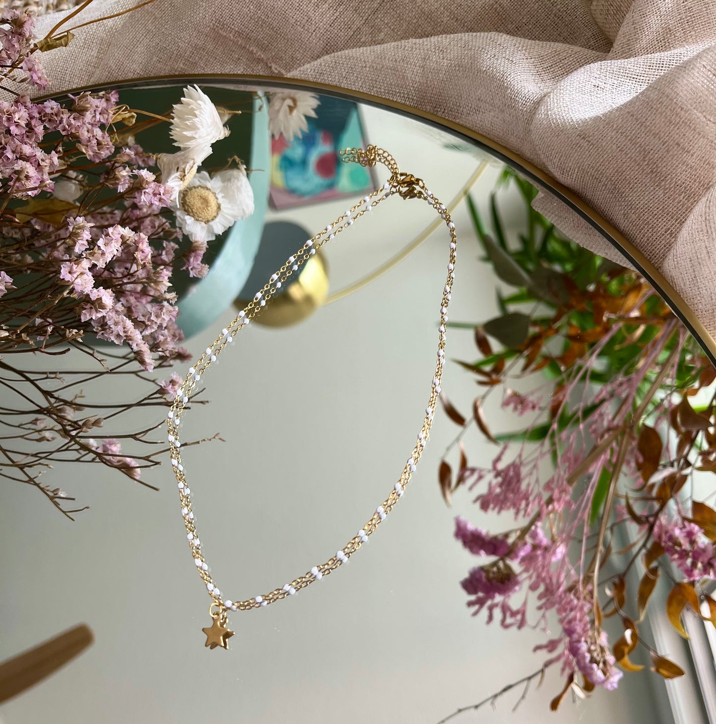 Anna | Collier doré personnalisable