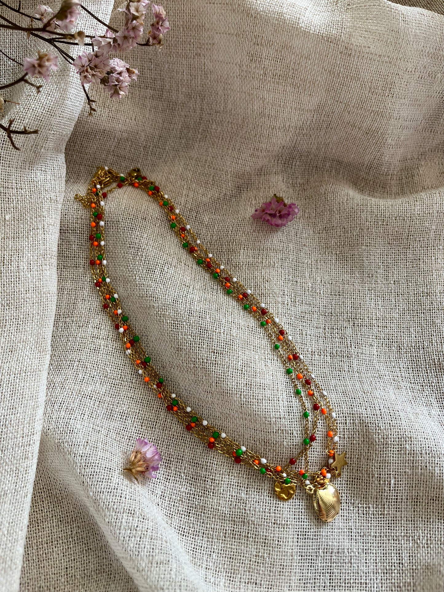 Anna | Collier doré personnalisable