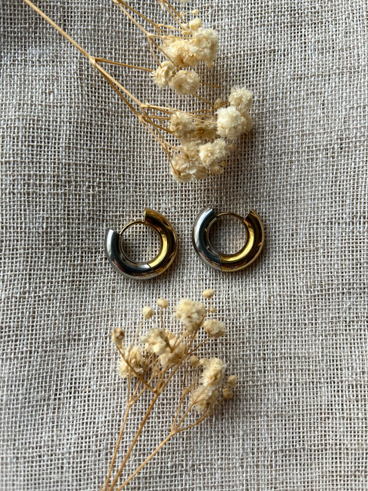 Astrid | Créoles bicolores