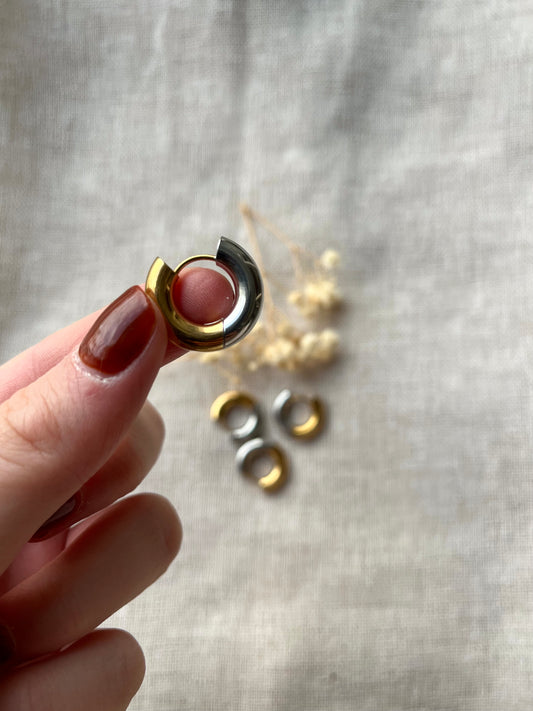 Astrid | Créoles bicolores